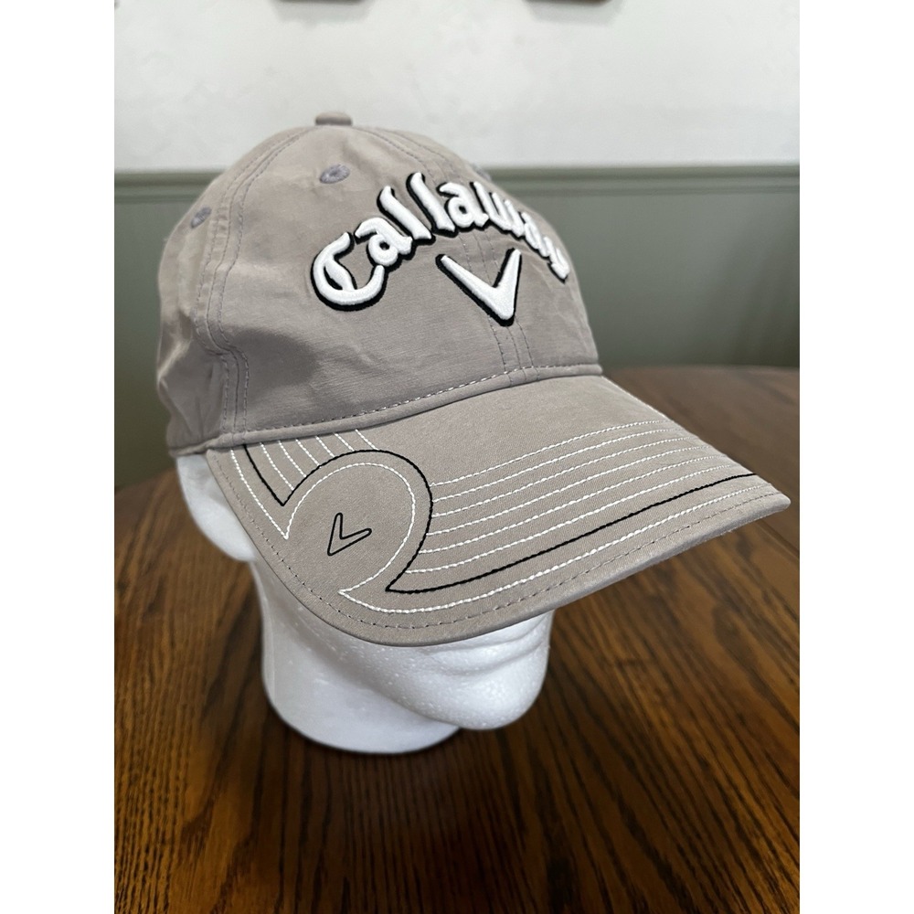 New Era Odyssey Callaway Golf‎ Cream/Beige Embroidered Adjustable Baseball Cap